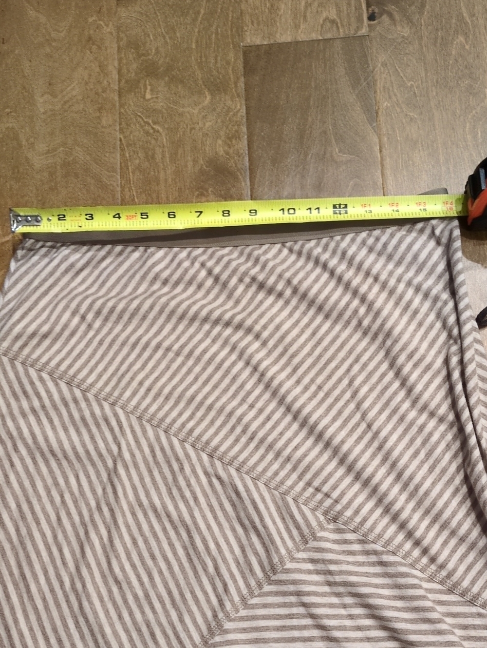 J. Jill Striped A-Line Maxi Skirt in Light Brown Size Medium - Picture 7 of 10